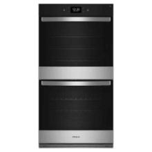Whirlpool 30 in. Double Electric Wall Oven with True Convection Self-Cleaning in Fingerprint