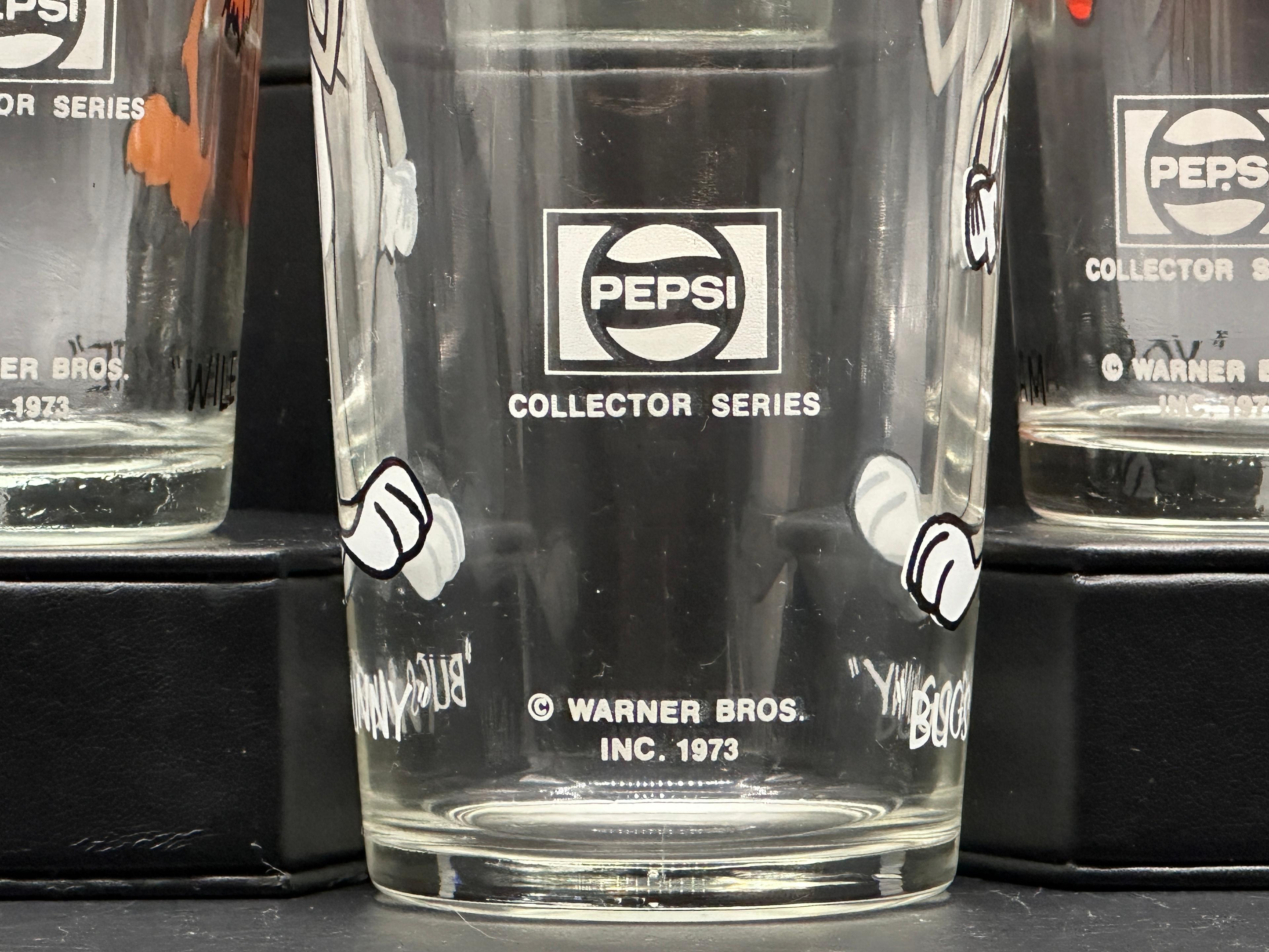 1973 Vintage Warner Bros Pepsi Glasses