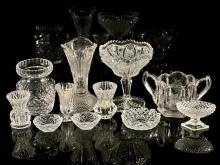 Assortment of Cut Crystal Glassware