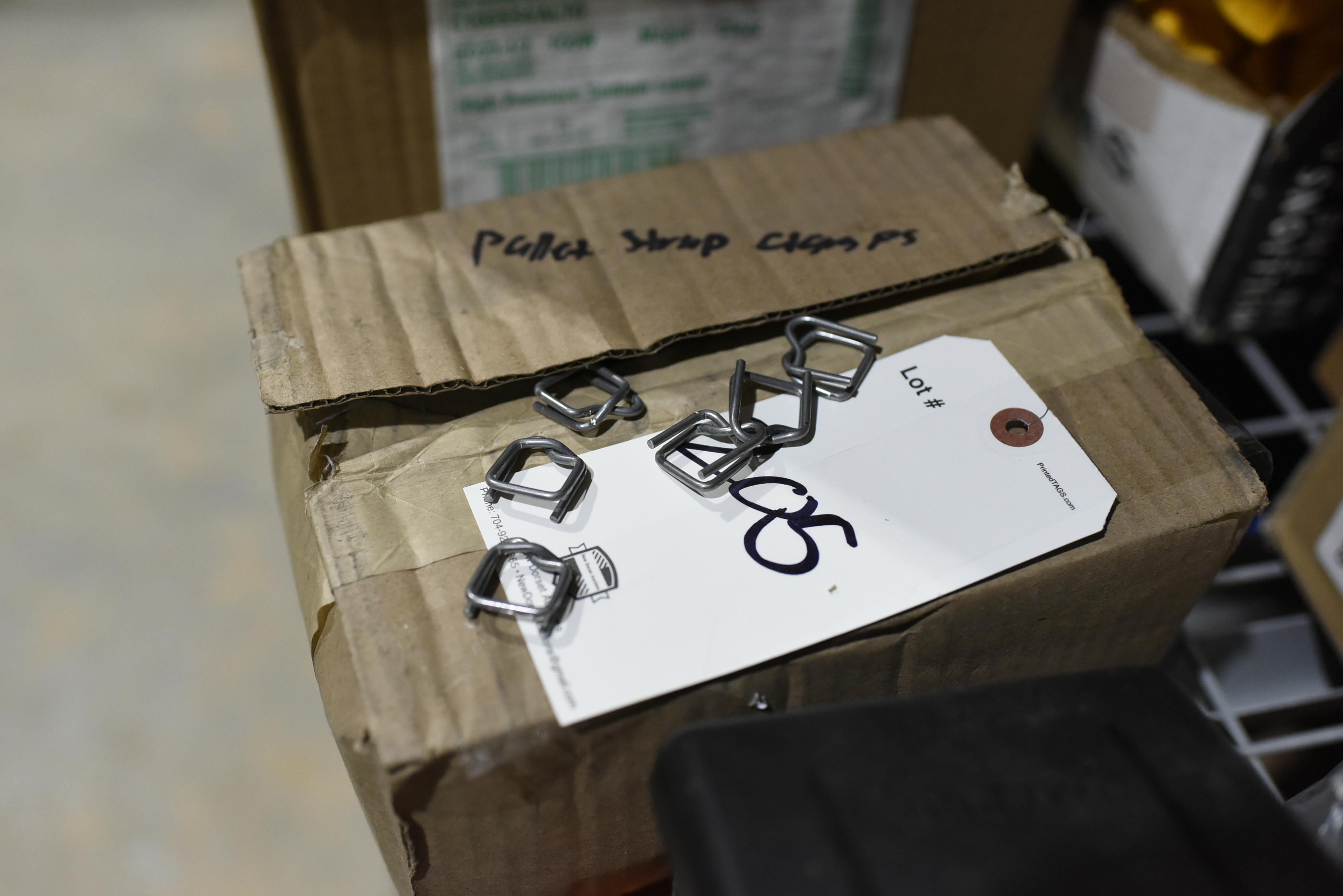 Box of Pallet Strapping Clamps