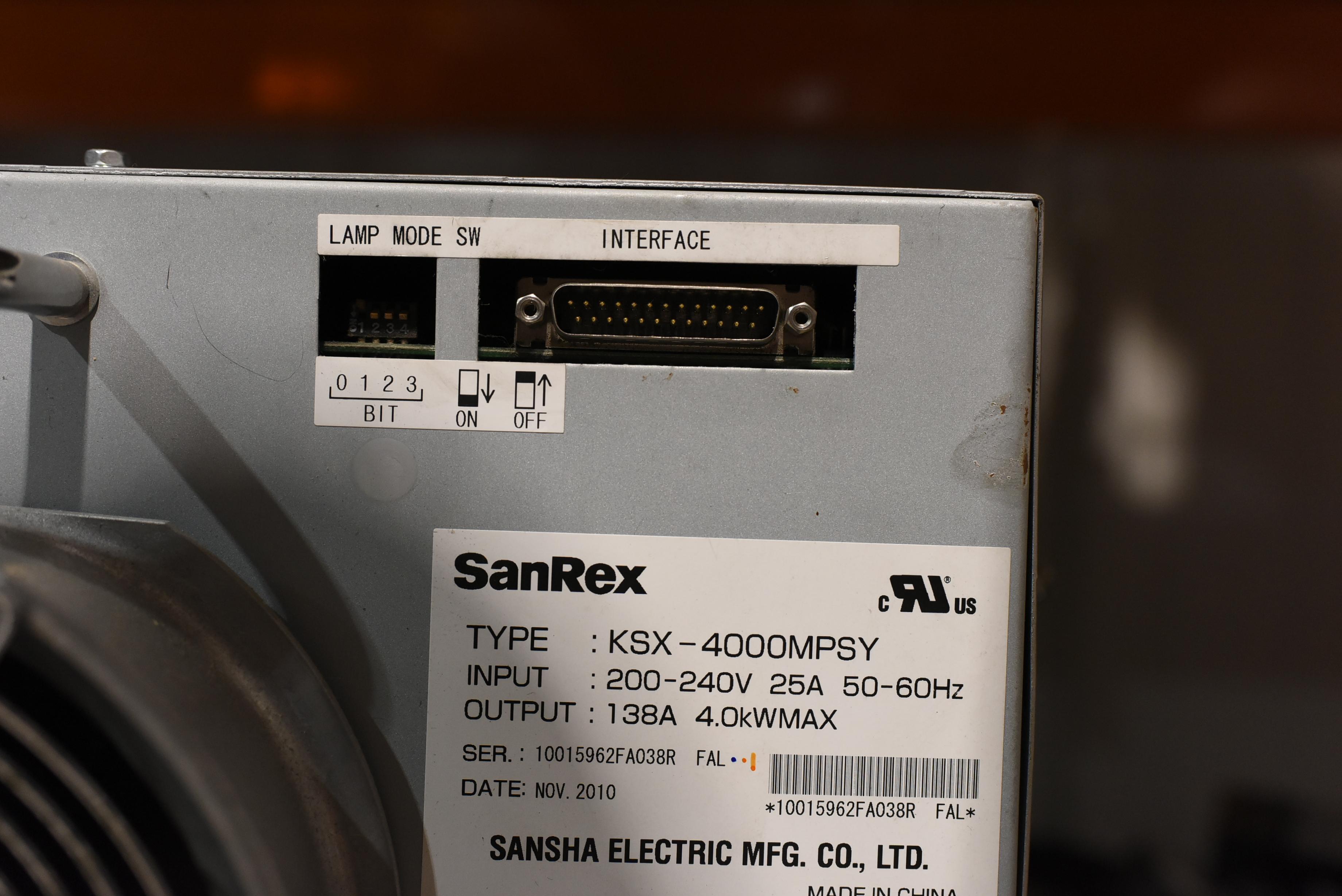 Lot of 2 SanRex KSX-4000MPSY Lamp Ballast Power Supply