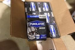 Box of Purolator Boss Oil Filters