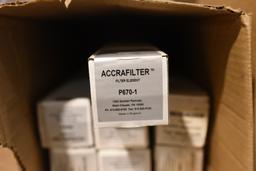 Lot of Accrafilter L400-1 Filter Elements