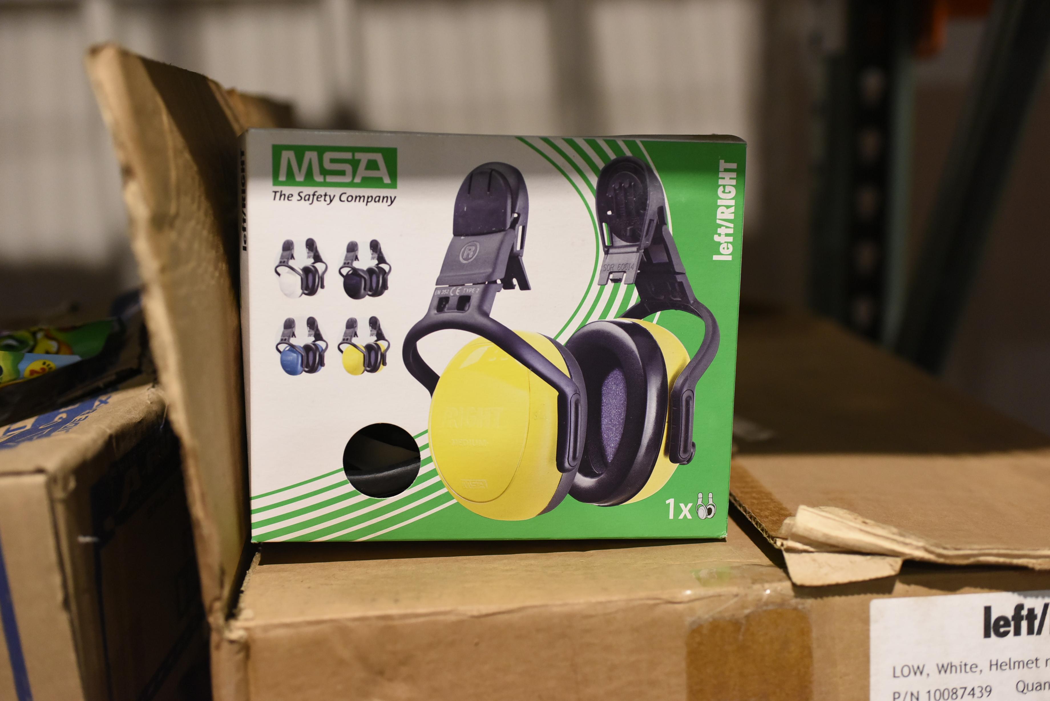MSA Hardhat Mounted Hearing Protection