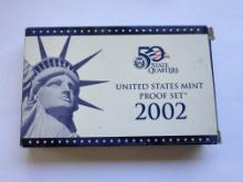 2002 UNITED STATED MINT PROOF  SET COINS