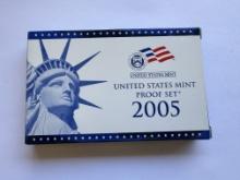 2005 UNITED STATED MINT PROOF  SET COINS