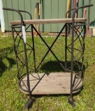 Decorative cart/stand with rollers