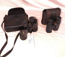 2 Binoculars, Bushnell & Nikon