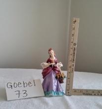 VINTAGE / BEAUTIFUL GOEBEL LADIES OF FASHION FIGURINE # FF276 FLOWER BASKET