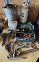Toolbox, Vise, Sprayer, Bucket and Miscellaneous