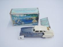 Blue and White Car Avon Bottle