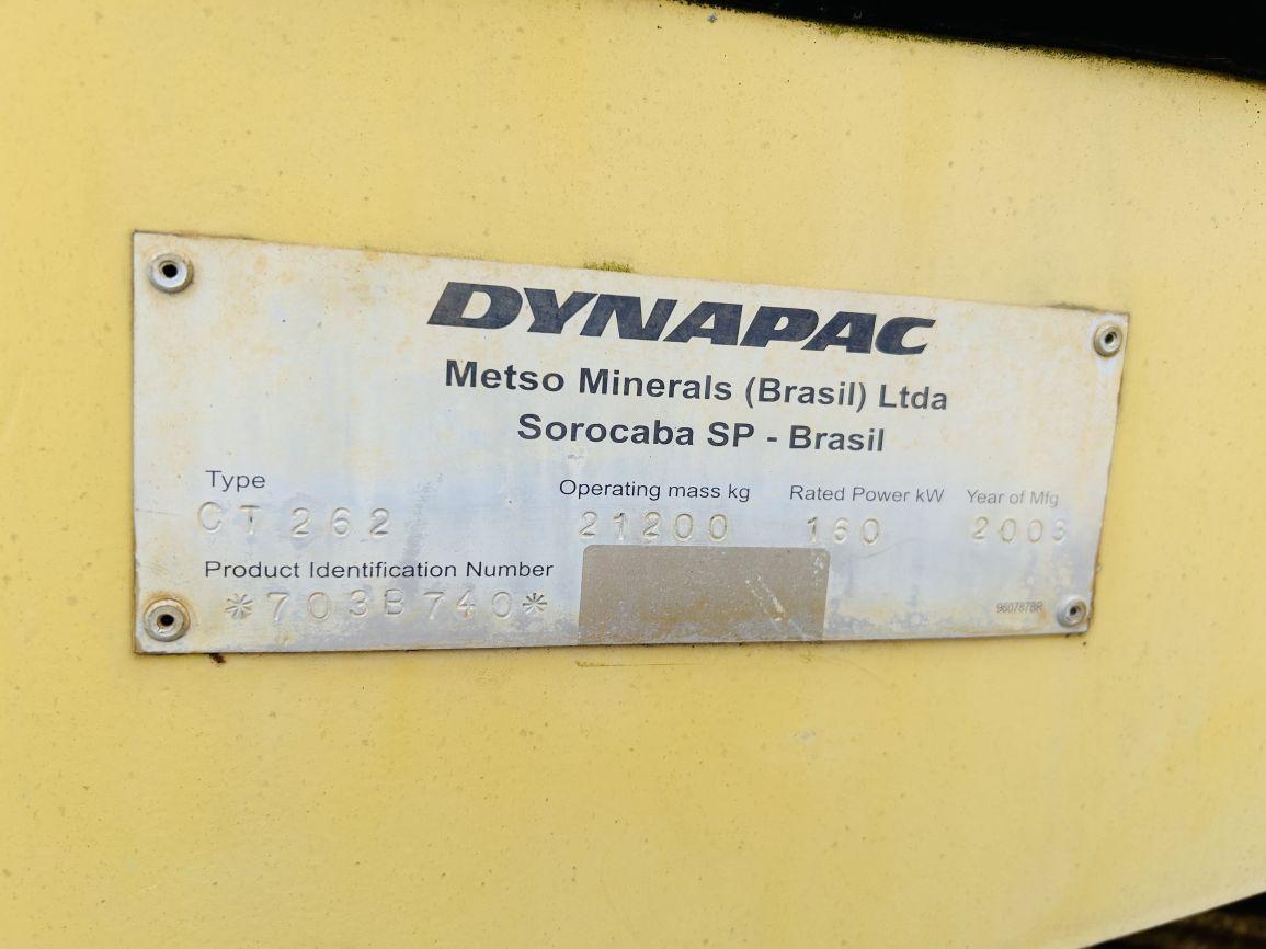 2003 Dynapac  CT262  Soil Compactor