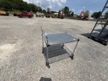 Small Cart with Table on Wheels