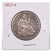 1853-O Seated Half Dollar VERY FINE