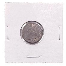 1849 Seated Liberty Dime ABOUT UNC