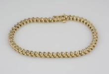 14k Gold Diamond Tennis Bracelet, 1.50tdw - 7''