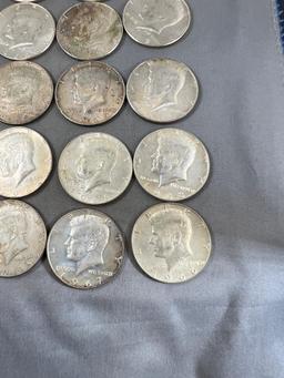 18- 40% Silver Kennedy Half Dollars, SELLS TIMES THE MONEY