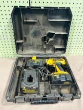 Dewalt 18 Volt Drill w/ 2 batteries, charger and drill, both batteries currently have a charge