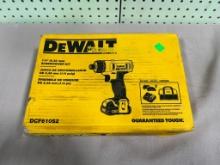 DEWALT 12V MAX Cordless Screwdriver, 1/4-Inch Hex Chuck w/ 2 batteries, charger and bag, unopened