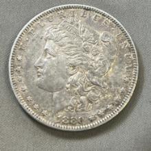 1880-O Morgan Silver Dollar, 90% Silver