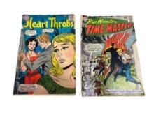 2- 12 Cent Comics, Heart Throbs no. 86 and Rip Hunter Time Master no. 12