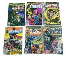 6- Marvel comic books, see complete list below