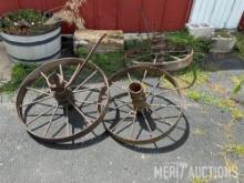 (3) Wagon Wheels