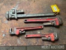 (4) pipe wrenches