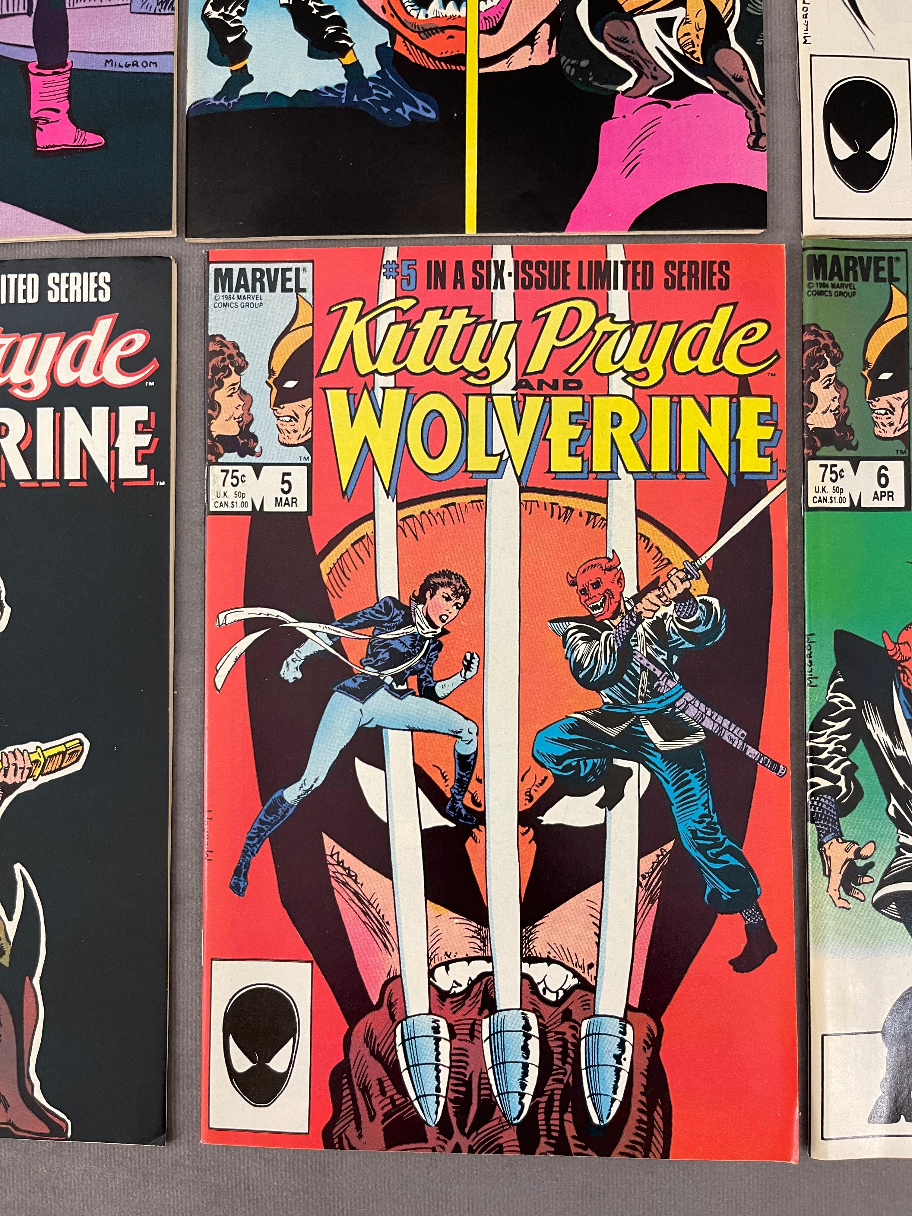 Kitty Pryde and Wolverine #1-6 Marvel Comic Books