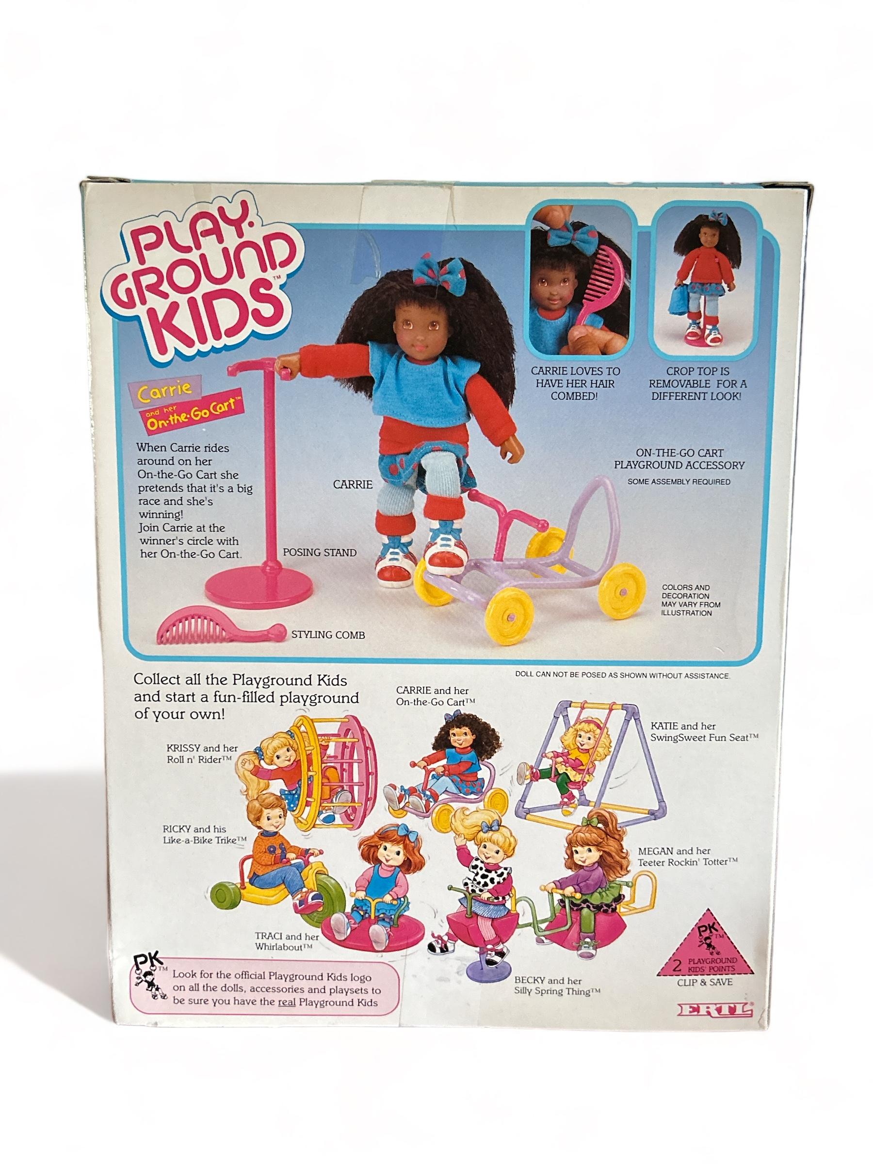 Playground Kids 'Carrie and her on the go cart' Doll