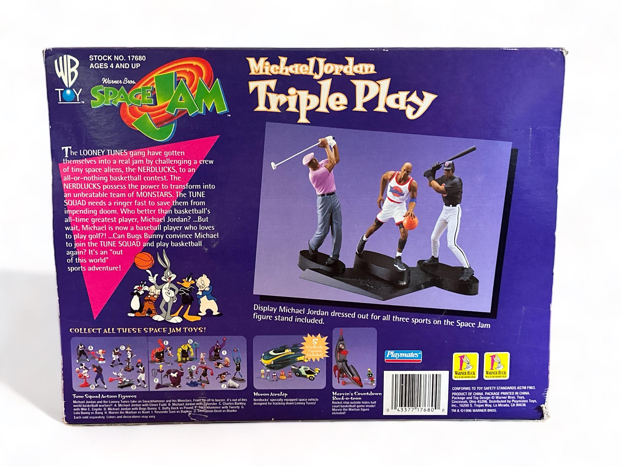 Michael Jordan Triple Play Space Jam action figure set