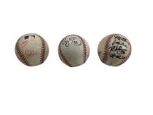 Vintage Signed Baseball Collection Lot