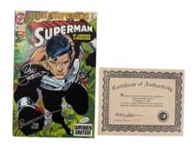 Superman #81 DC 1993 Signed by Dan Jurgens & Brett Breeding with COA Comic Book 1533/10,000