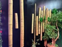 LOT - BAMBOO WALL DÉCOR (ASSORTED SIZES)