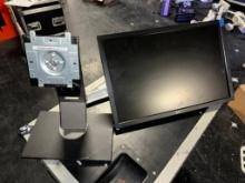 DELL MONITOR ON WALL MOUNT, WITH STAND