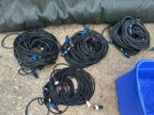 CABLES (ASSORTED LENGTHS) - MALE/FEMALE ****** (AT PUBLIC STORAGE)