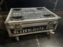 ROAD CASE - BLACK WITH CASTERS (CAN BE USED TO FIT CP336 LIGHTS)