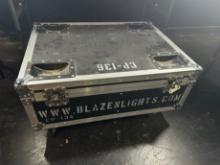 ROAD CASE - BLACK WITH CASTERS (CAN BE USED TO FIT CP136 LIGHTS)