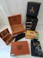 Empty Wooden Cigar Boxes