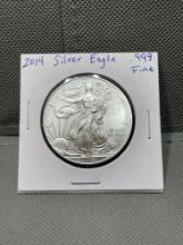 1oz 2014 Silver Eagle .999 Fine