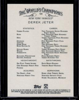 Derek Jeter 2023 Topps Allen and Ginter #104