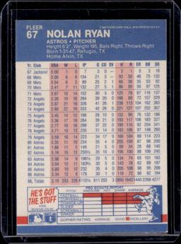 Nolan Ryan 1987 Fleer #67