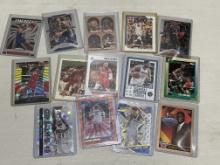 Lot of 14 NBA Cards - Carmelo, Towns, D. Rose, Paul George, Myles Turner