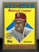 Stan Musial 2023 Topps 1988 Design All Star Gold (#37/75) Insert Parallel #88AS-48