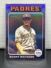 Manny Machado 2024 Topps Chrome Heritage Purple Refractor #175