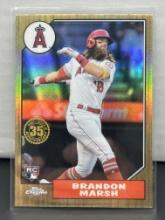 Brandon Marsh 2022 Topps Chrome 1987 Design Rookie RC Refractor Insert #87BC-18