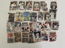 Lot of 27 MLB Baseball Cards - Pujols, Bellinger, Miggy, Lincecum, Buehler, Baez