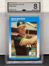 Mark McGwire 1987 Fleer Rookie RC DCI 8 NEAR MINT #U-76