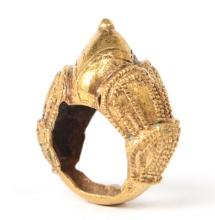 Asante Gold Chief's Ring (10-14k Gold, 10grams)