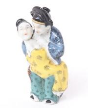 Chinese Porcelain Snuff Bottle, Lovers